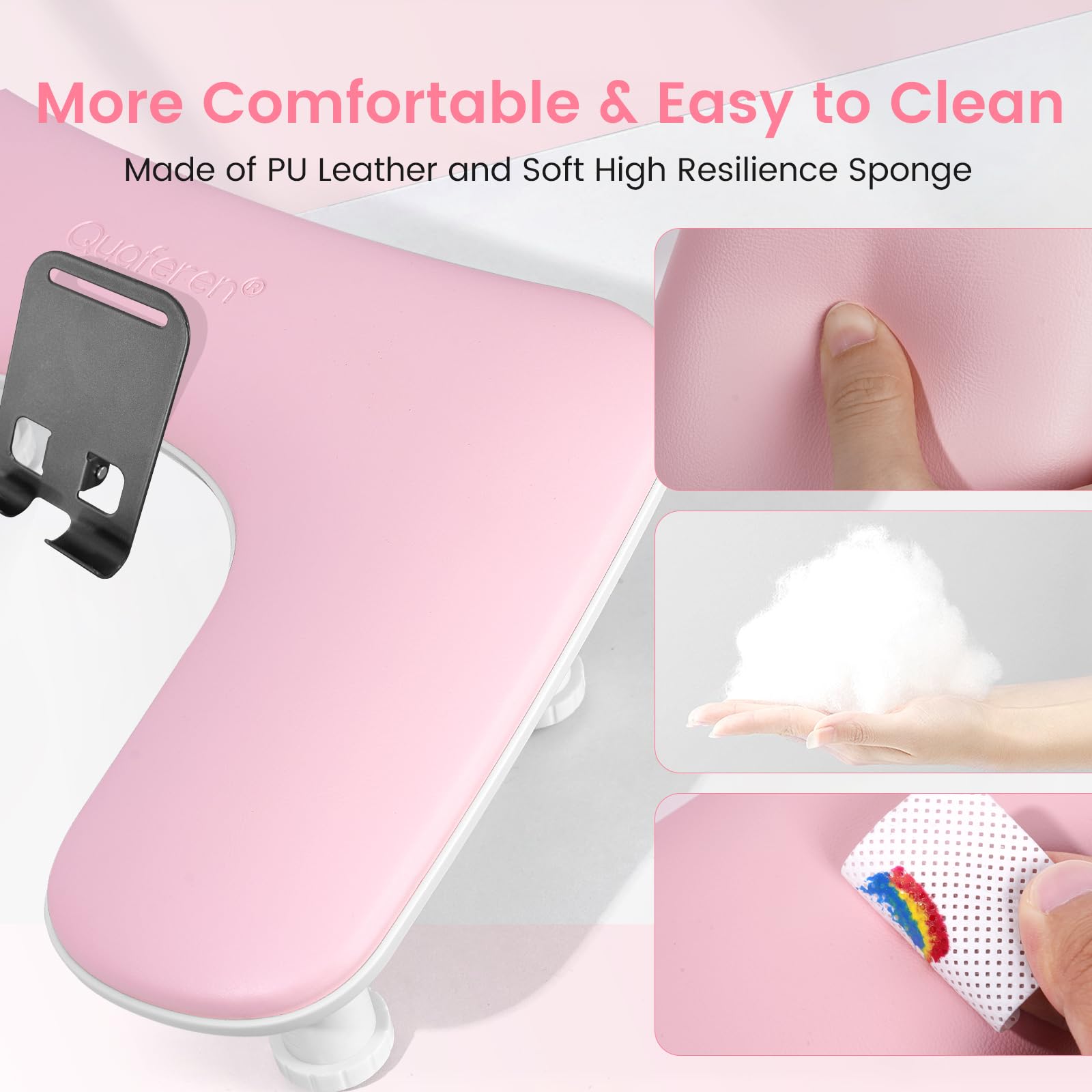 Quaferen tool-free setup lets you assemble in seconds.