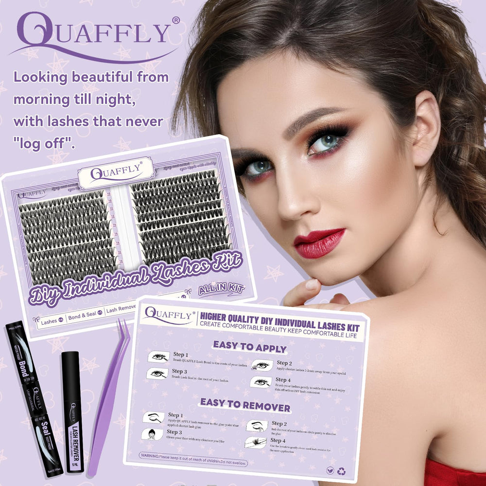 QUAFFLY lash bond remover bottle for safe lash-off routine
