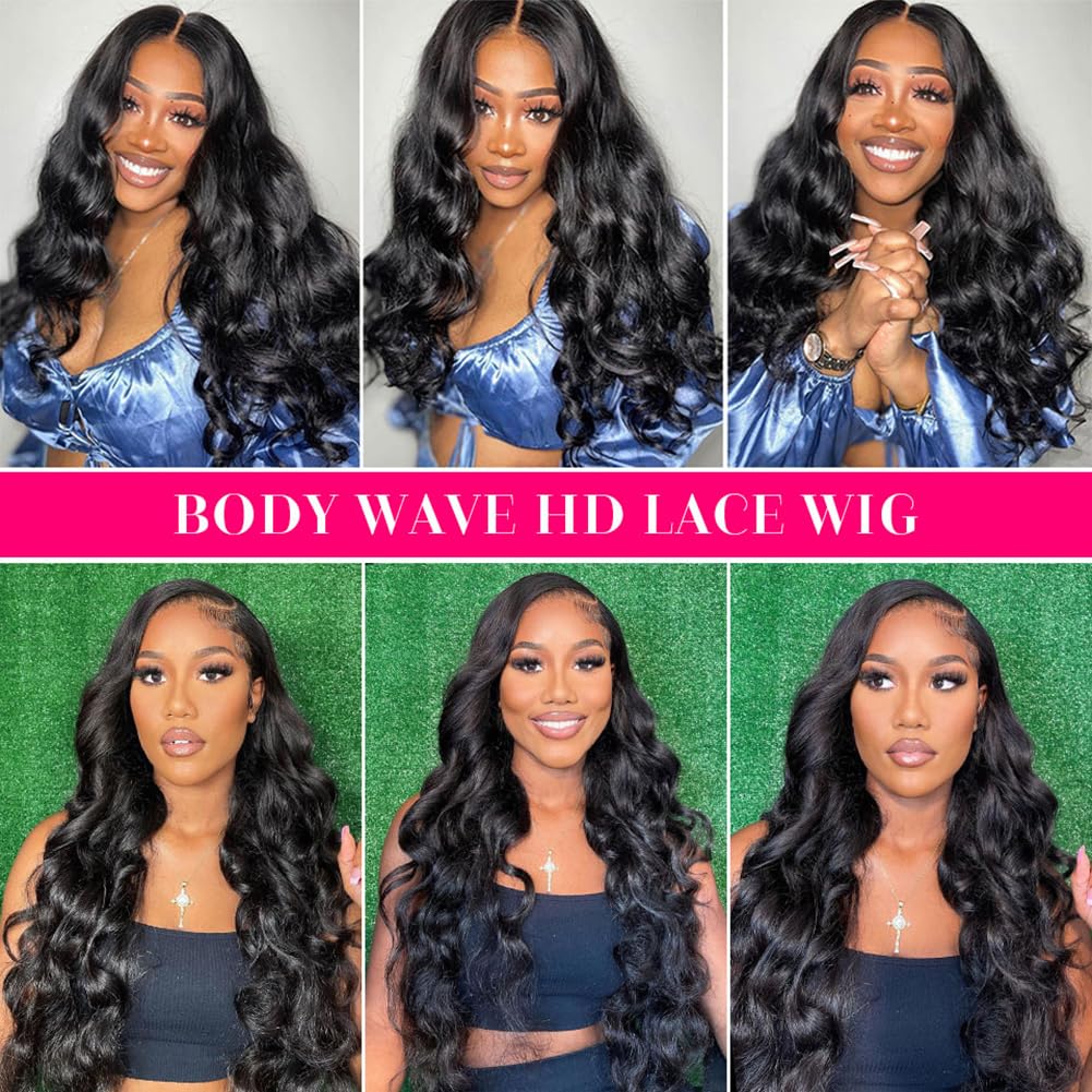 QUANDIAN 13x6 lace front wig is heat-styling and dye-ready.
