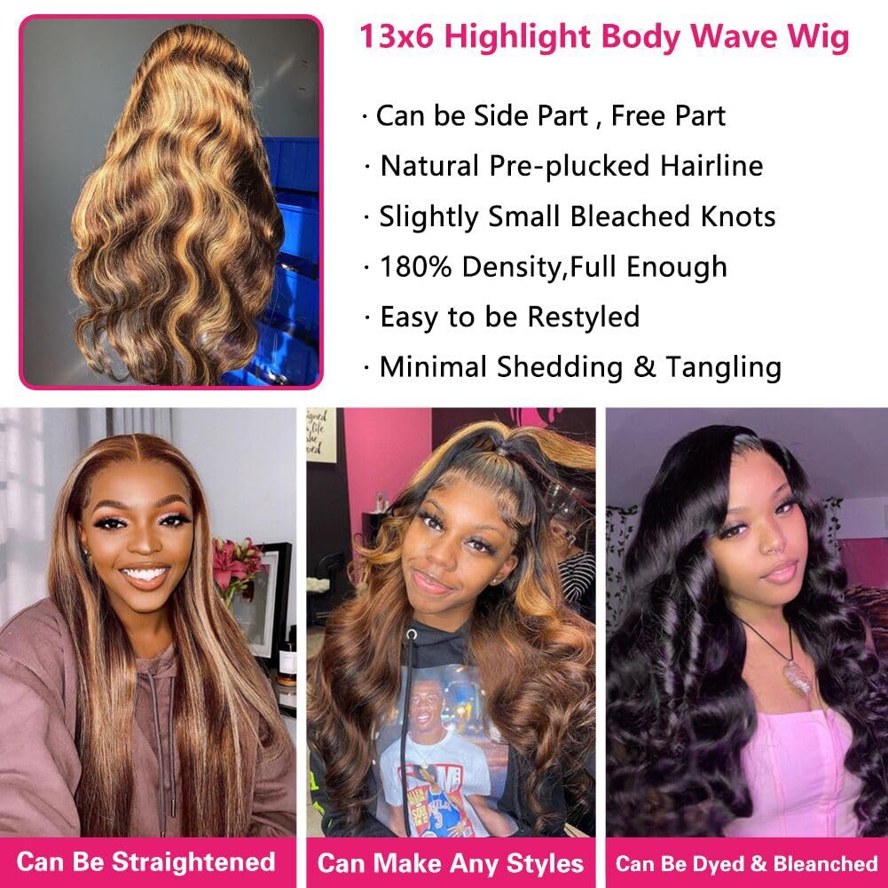 QUANDIAN pre-plucked and pre-cut wig for easy, natural-looking install.