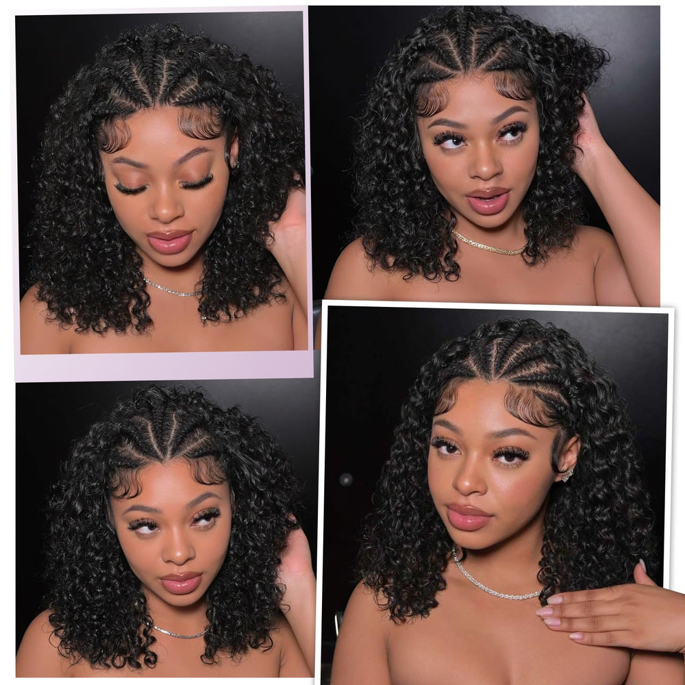 Quantum Love 13x4 HD lace closure wig seamless natural look without glue