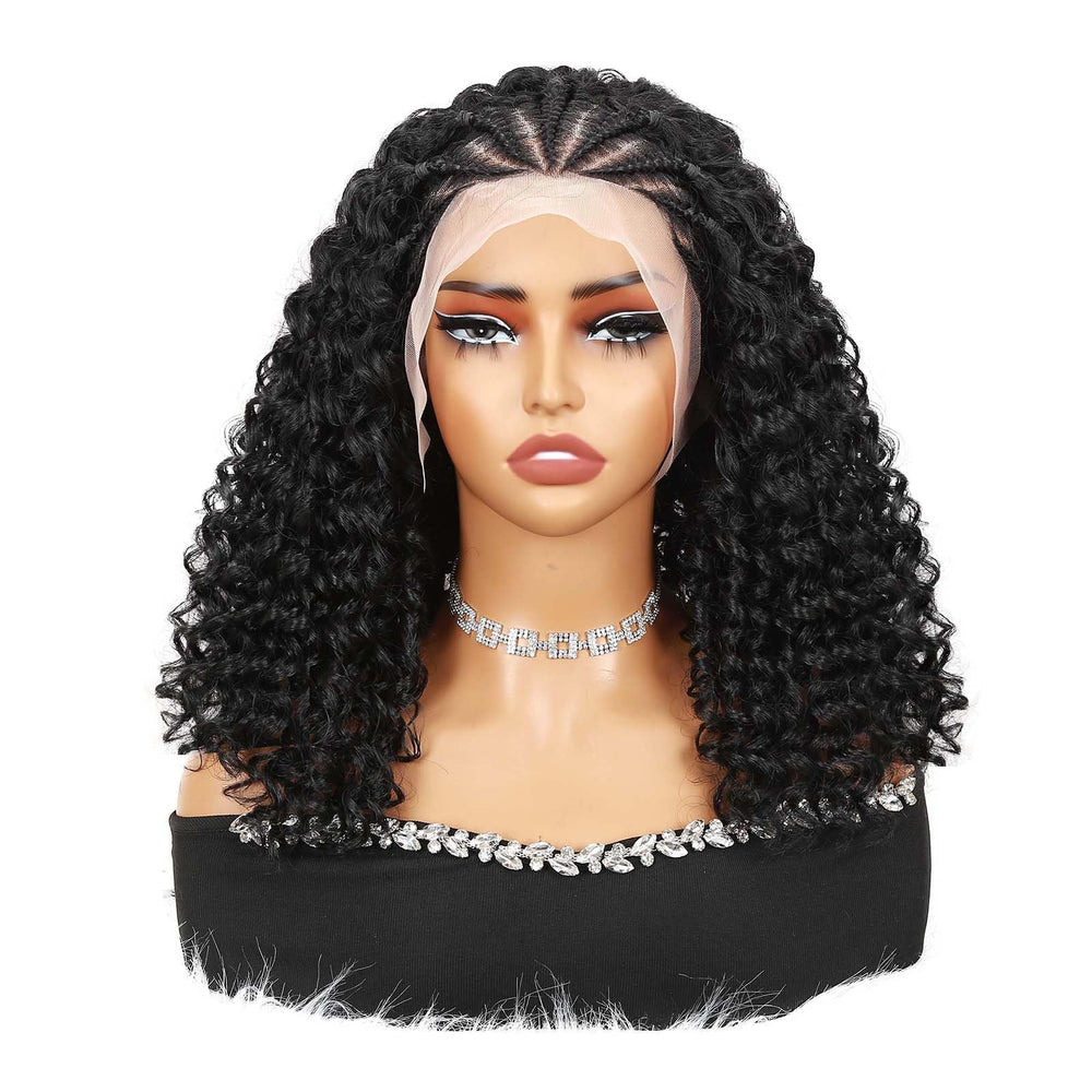 Quantum Love braided wigs fully curly bob versatile style for any occasion