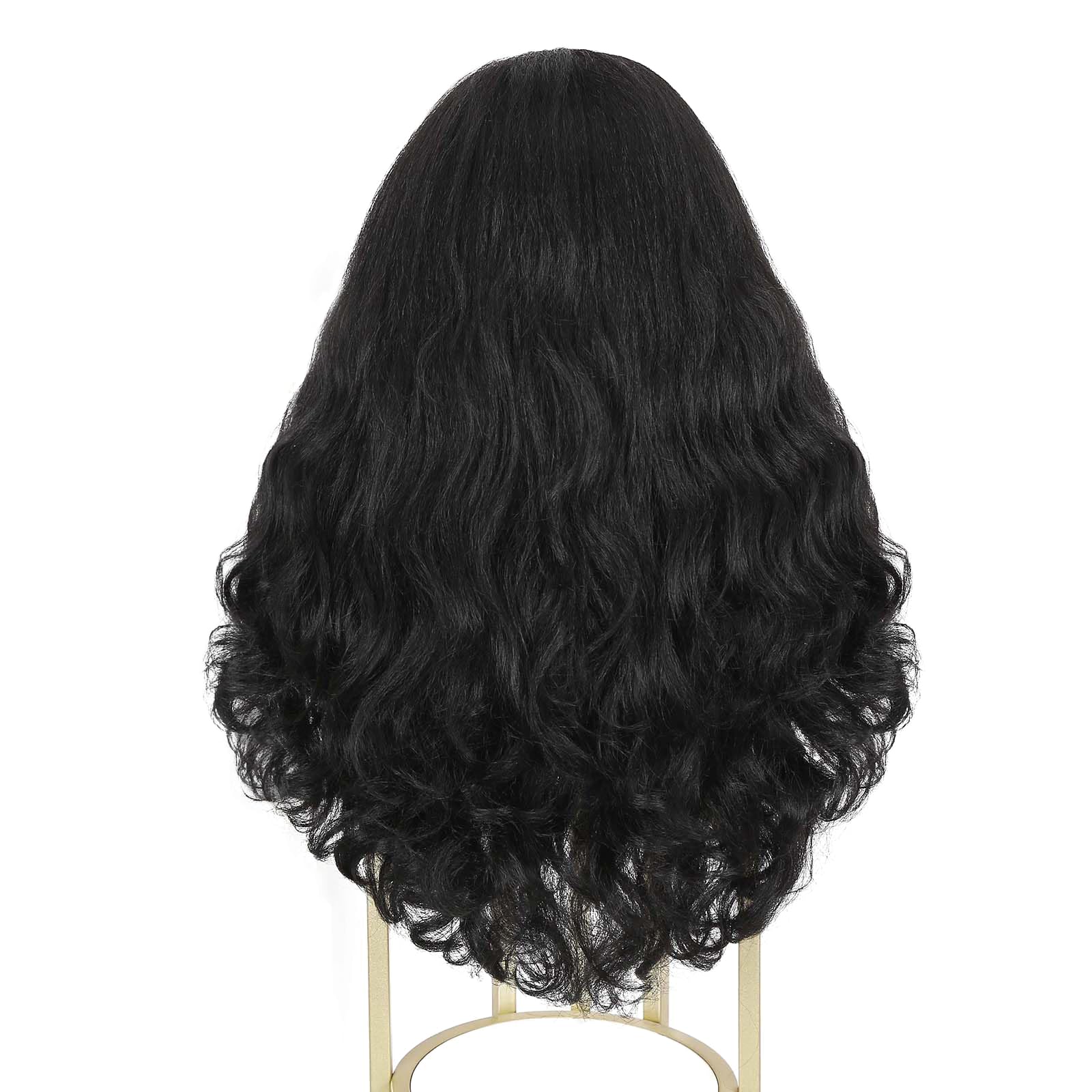 Quantum Love Headband Wig glueless setup demonstrates quick two-minute wear and natural look.