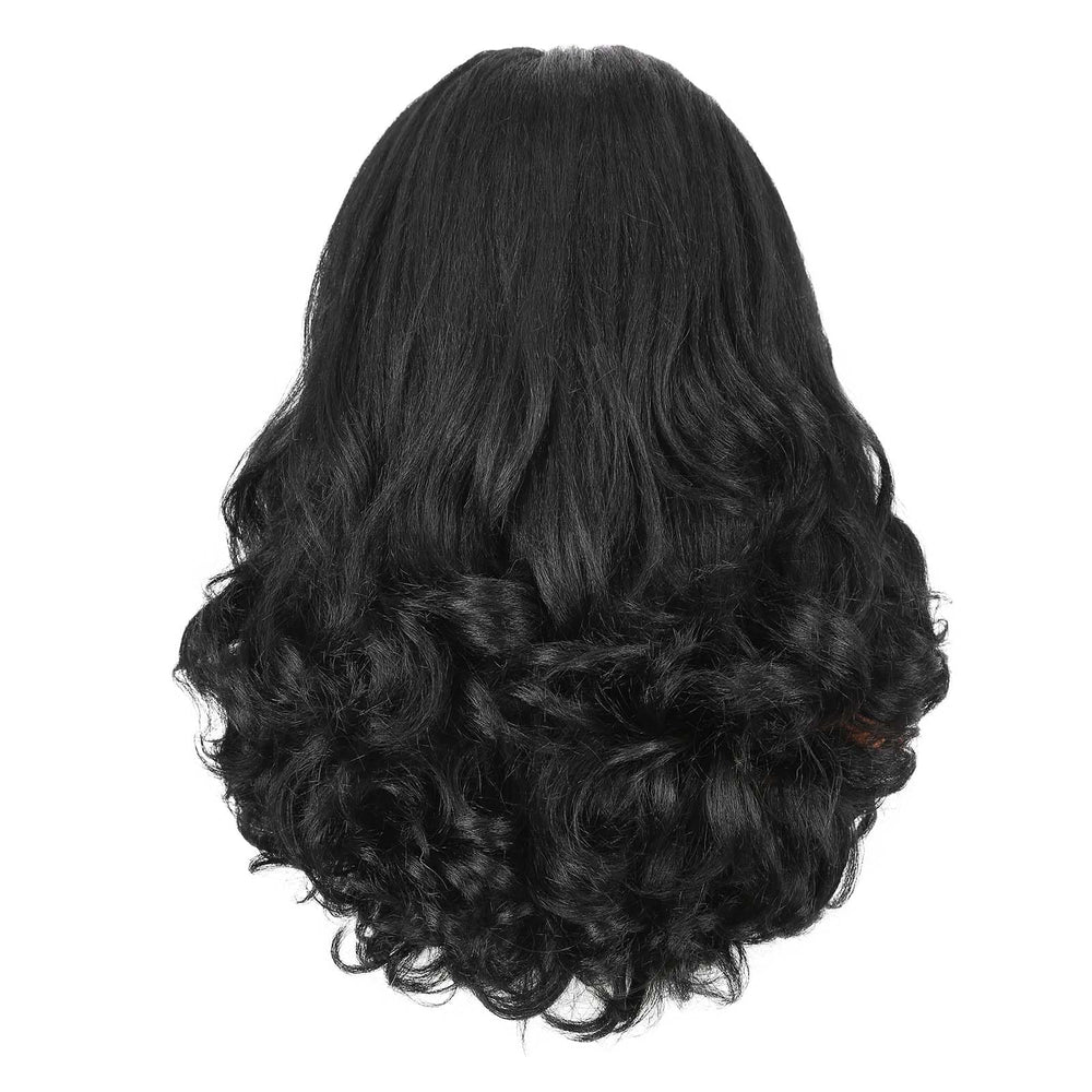 Quantum Love Yaki curly headband wig elastic-band closeup emphasizes soft, secure wear.