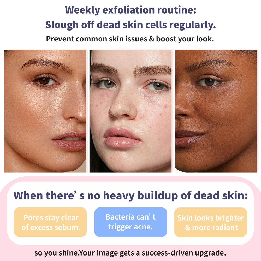QUARXERY Purifying Exfoliating Gel pore refresh portrays smoother skin.