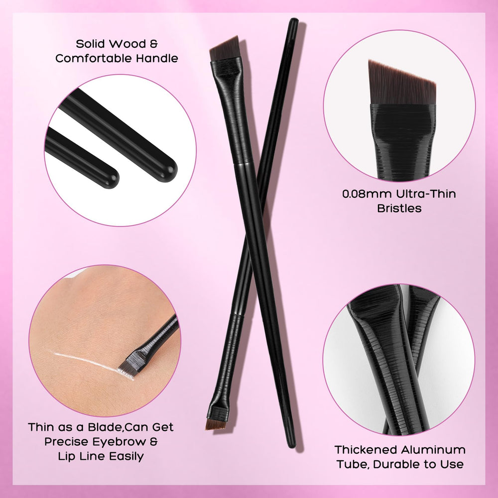 QUEEJOY Brow Concealer White brightens edges for clean brow lines