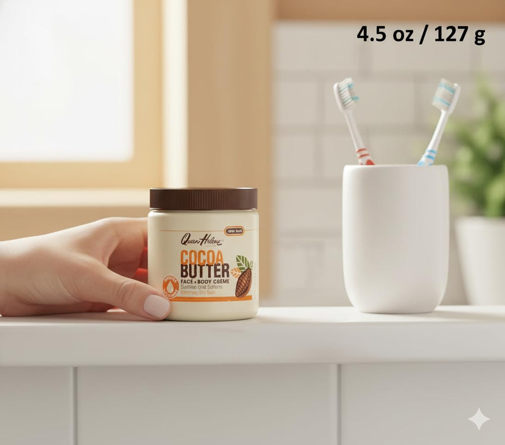 Queen Helene Cocoa Butter Creme 3-pack overview suggests long-term hydration.