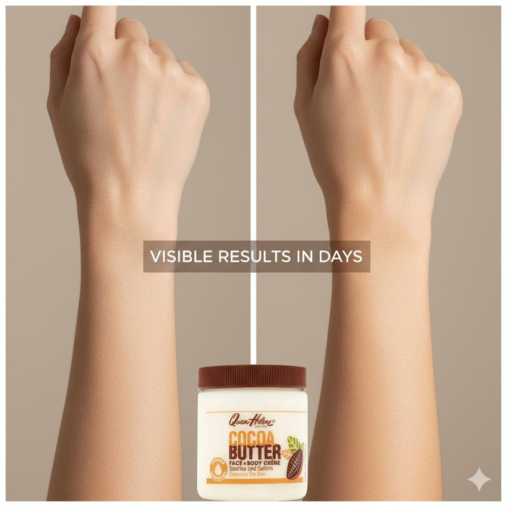 Queen Helene Cocoa Butter Creme jar front view with generous 15 oz size.