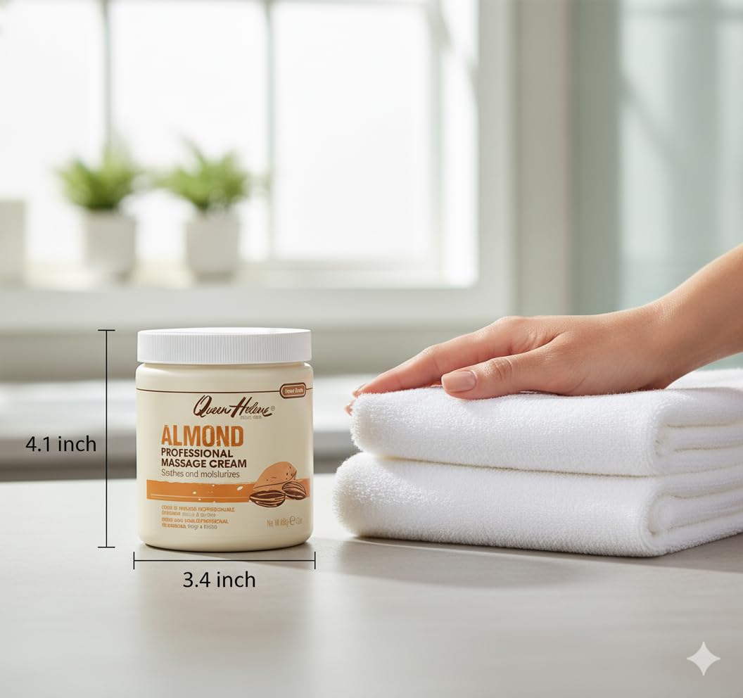 Queen Helene cream applied on body, neck and face for versatile care.