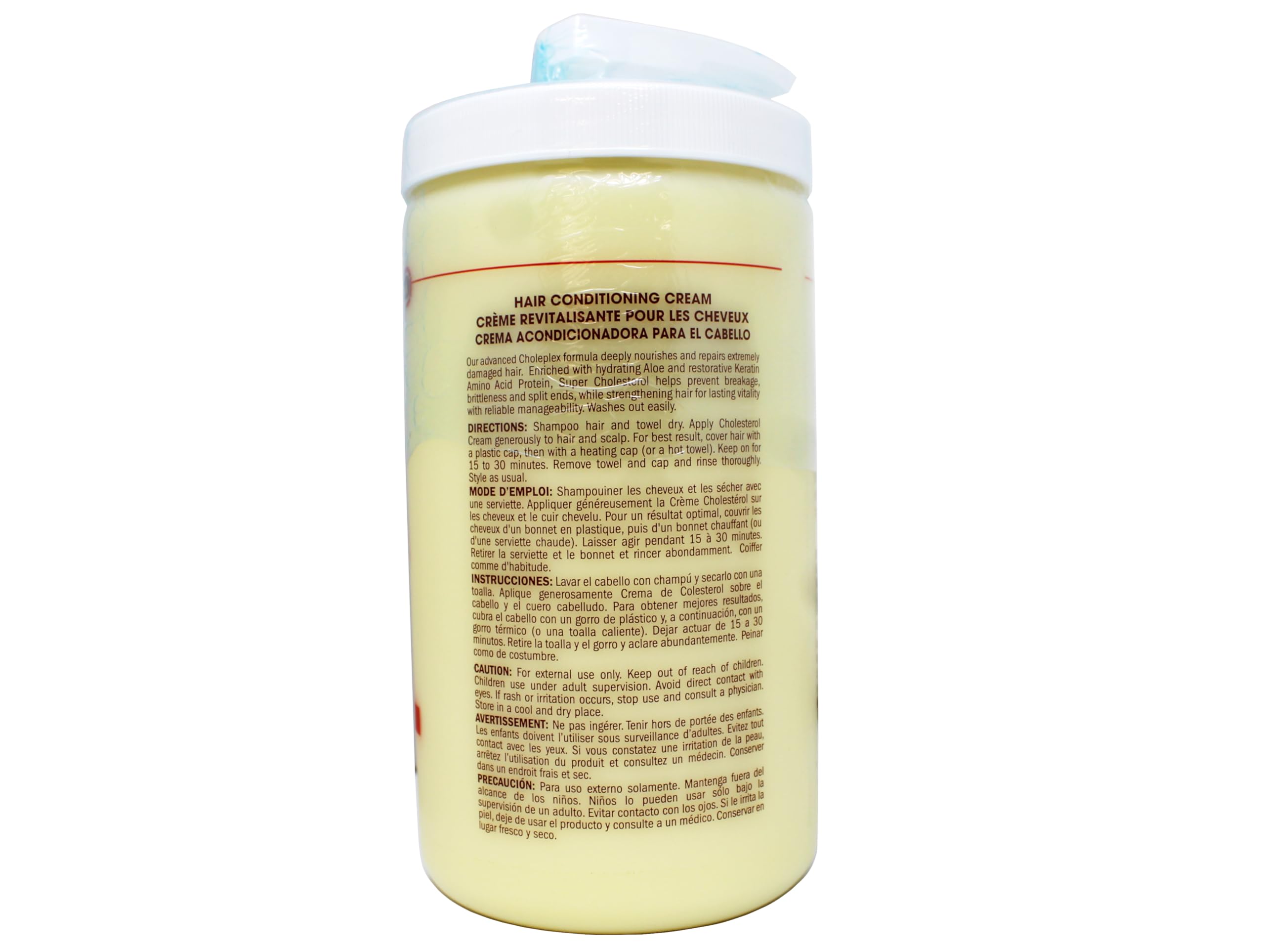 Queen Helene Hair Conditioning Cream application image showing easy-glide formula for detangled hair