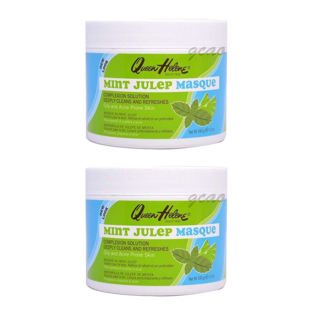 Queen Helene Jar Mint Julep Masque 12oz pack provides refreshing facial care.