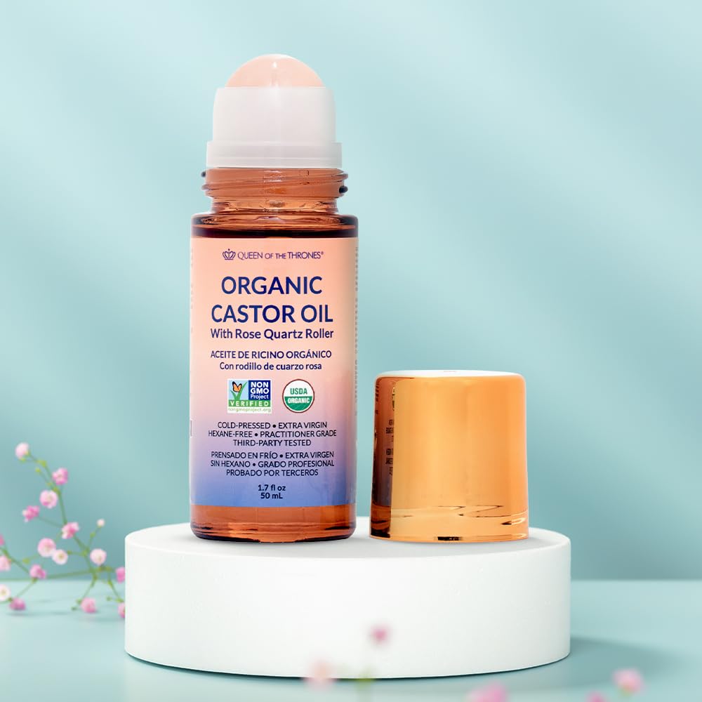 Queen of the Thrones less-mess packs simplify Castor oil applications.