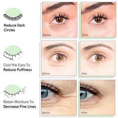 QUIA Beauty eye patches collagen application on under-eye area for smoothing