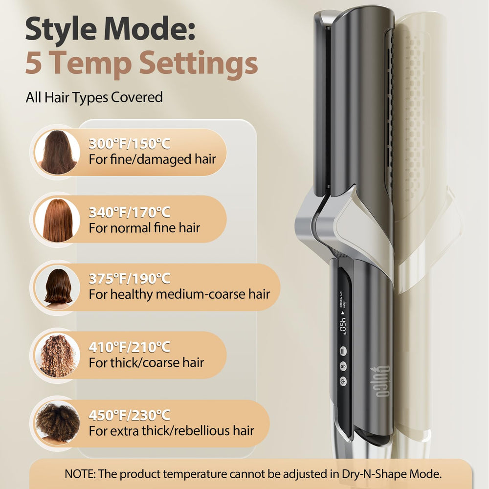 Quico five temperature settings showcase precise heat control