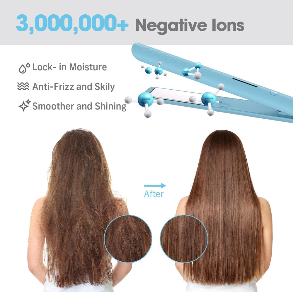QUICO ceramic-tourmaline heating plates for smooth frizz-free results