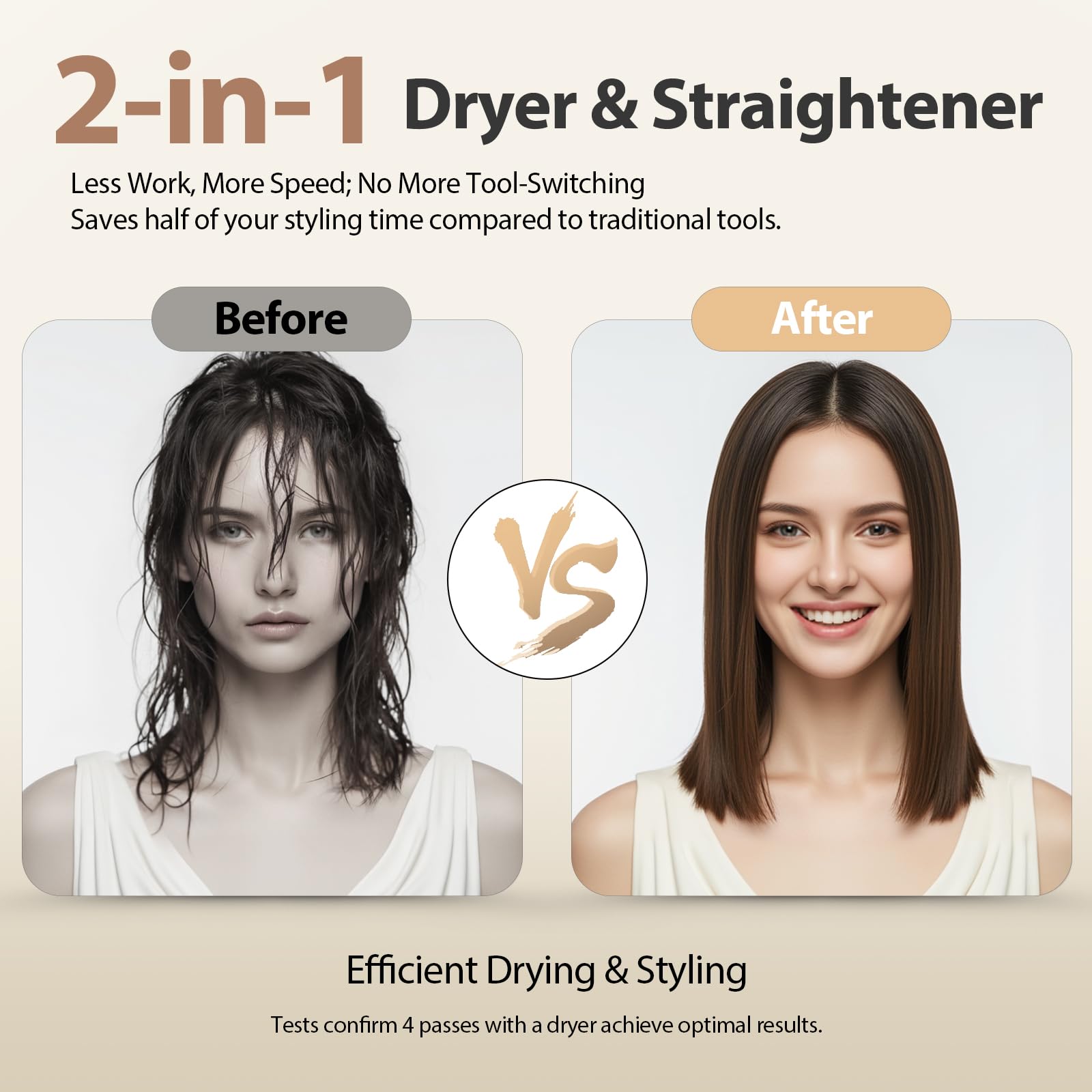 Quico dry-n-shape cooling function demonstrated during styling