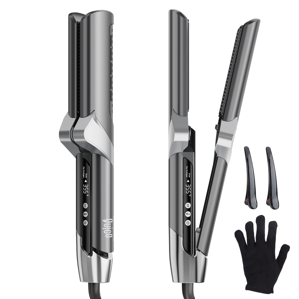 Quico hair dryer air straightener front view for quick styling and control