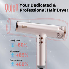 Quico hair dryer with diffuser attachment ready for gentle styling