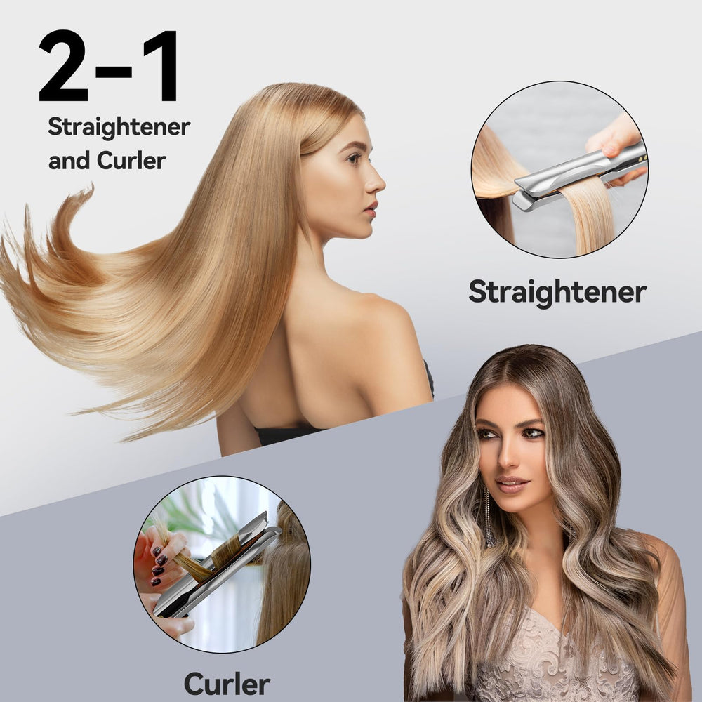 QUICO hair straightener 12-second heat-up highlights efficient mornings
