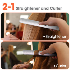 Quico Hair Straightener with clips — convenient styling accessories.