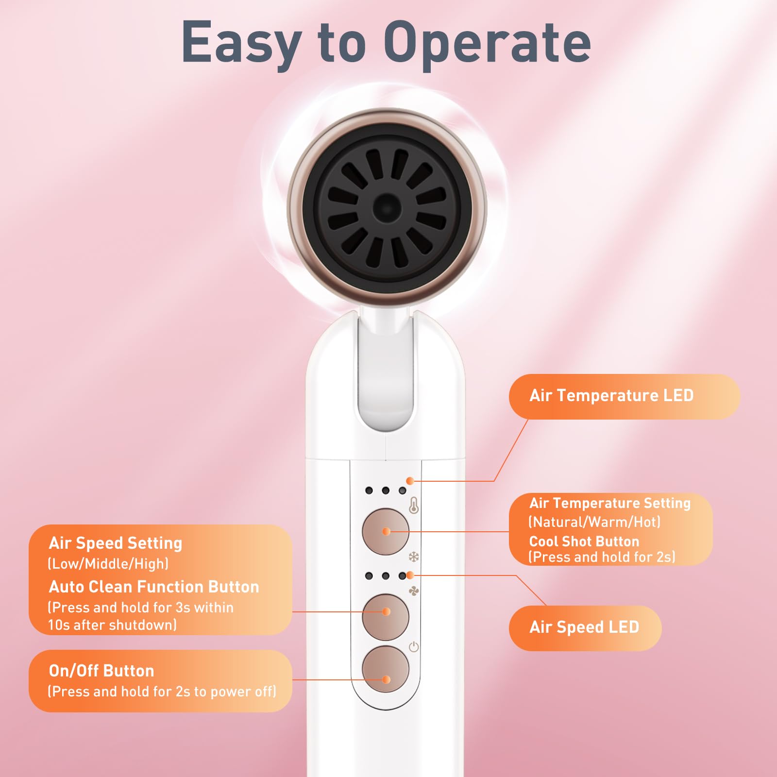 Quico travel dryer temperature memory saves last setting