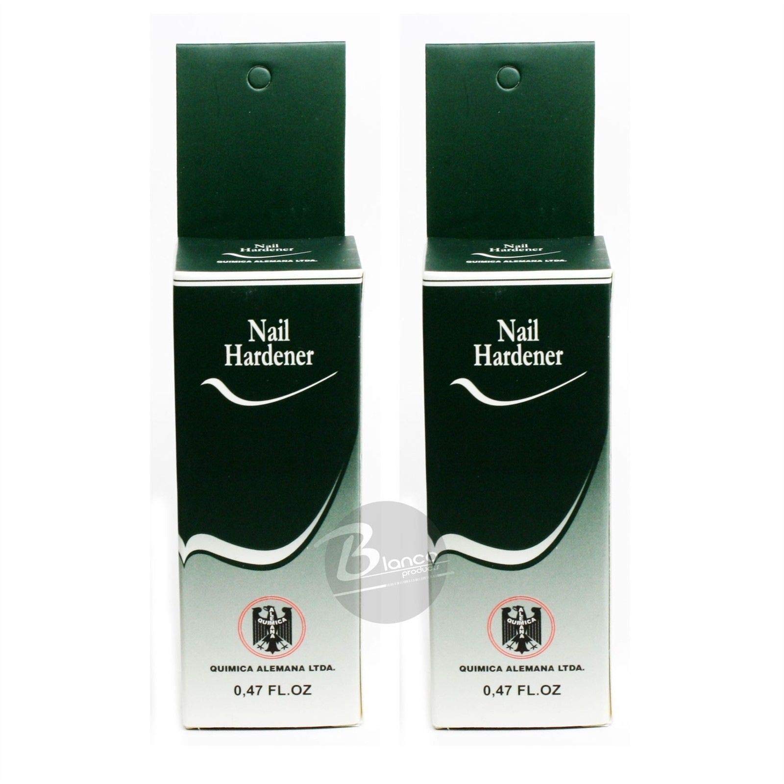 Química Alemana nail hardener bottle offers durable daily protection for nails