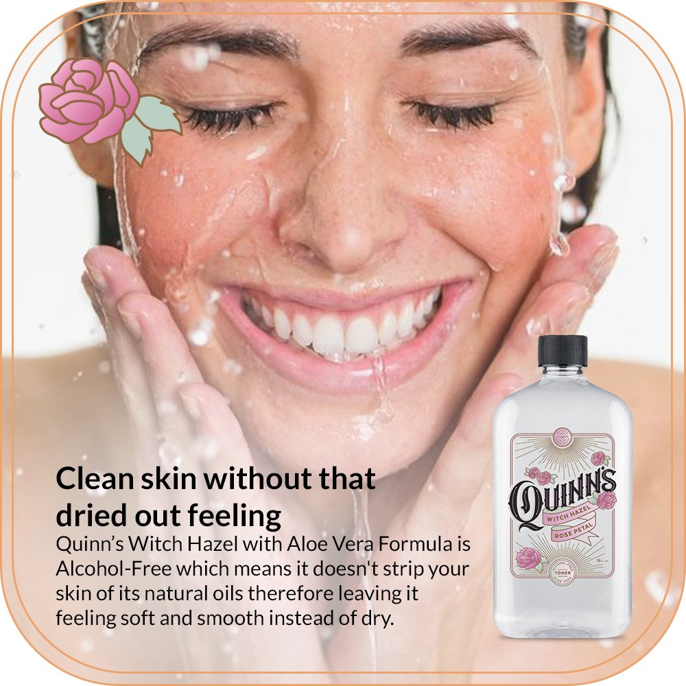 Quinn's Aloe Vera ingredient supports natural hydration with certified organic extract.