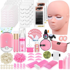 Qinzave lash mannequin head for realistic practice and spacing