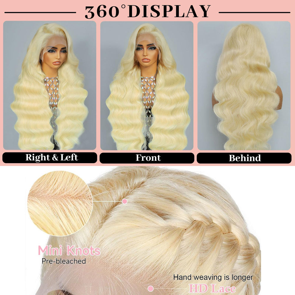 Quiport 613 lace front wig demonstrates true length and no shedding for reliable wear.