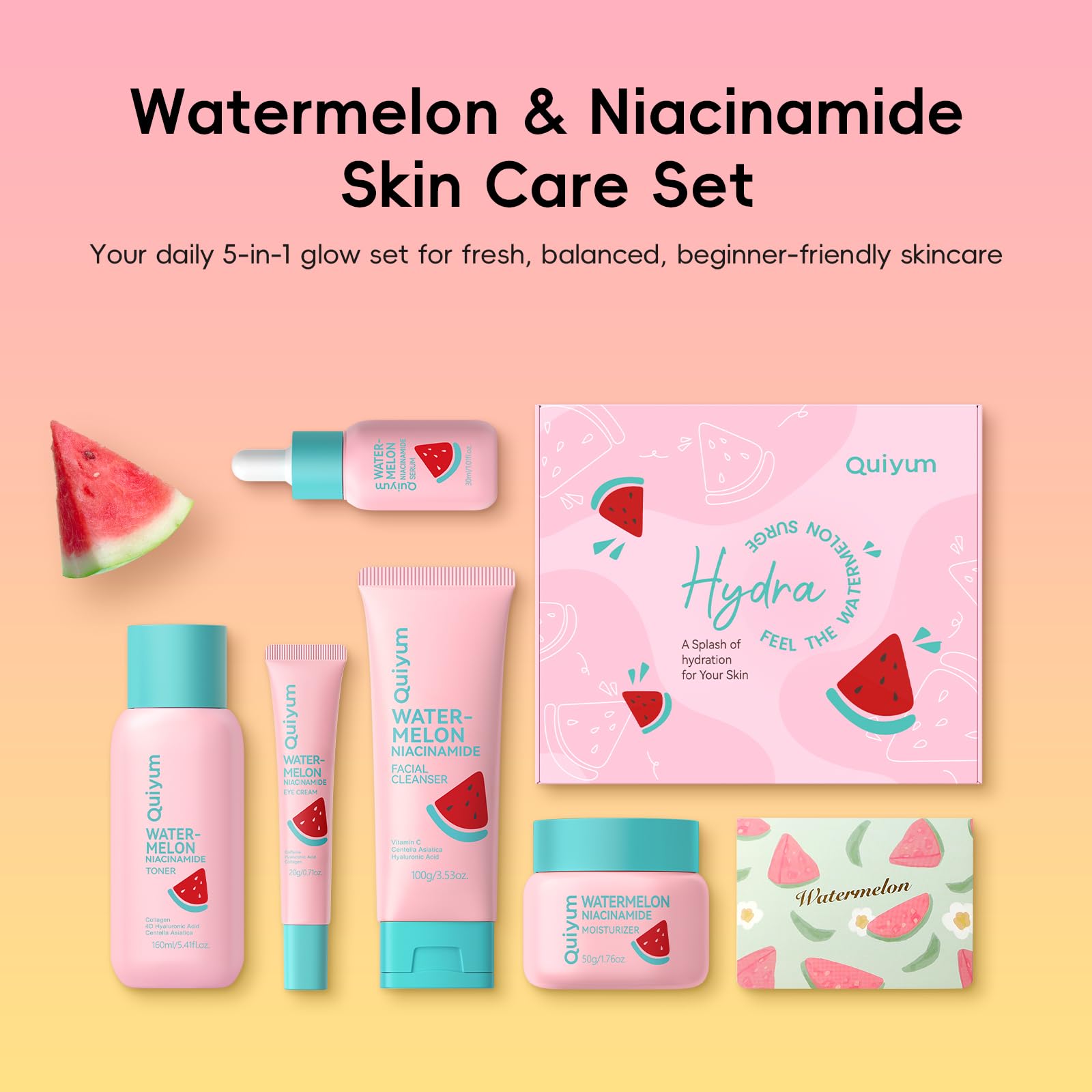 QUIYUM Cleanser with rich lather ready to cleanse and refresh skin