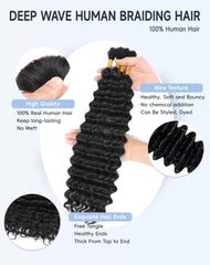 Qulueo boho knots style visual demonstrates versatile braid options