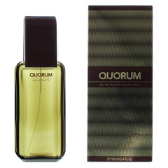 Quorum by Antonio Puig EDT notes graphic highlights artemisia and sandalwood for depth and nuance