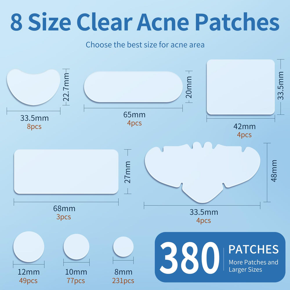 QUSTERE vegan-friendly hypoallergenic dermatologist-tested patches for all skin types
