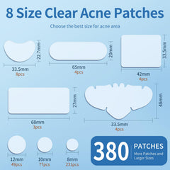QUSTERE vegan-friendly hypoallergenic dermatologist-tested patches for all skin types