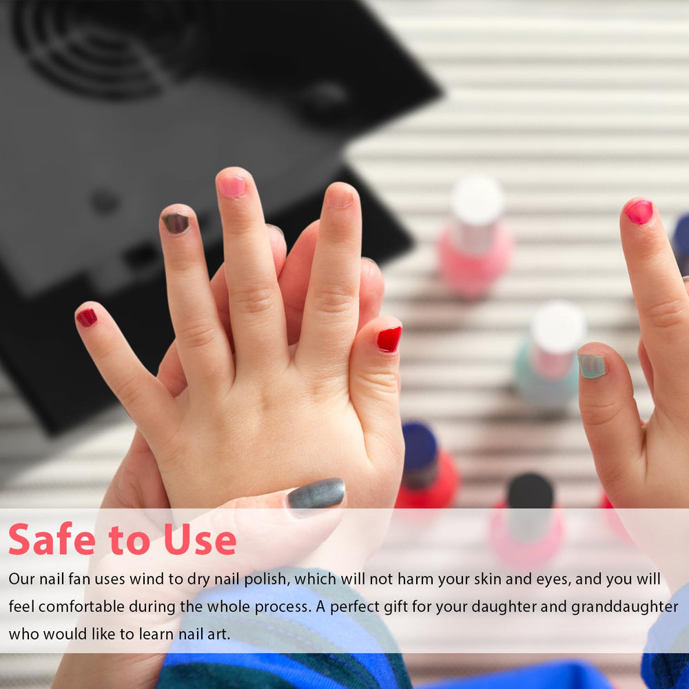 QUTUNI nail dryer hands-feet use supports versatile at-home salon sessions.