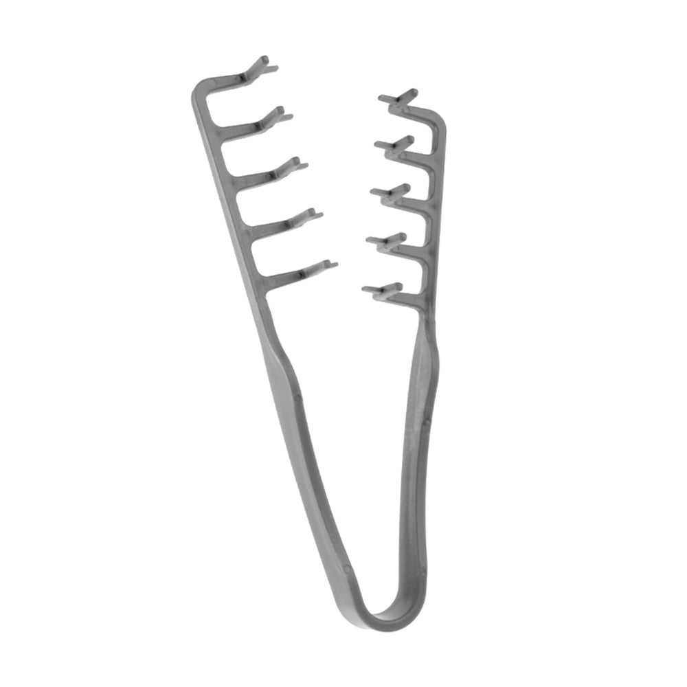 Qyubov Volumizing Texture Comb demonstrates root lift for fuller, airy volume.