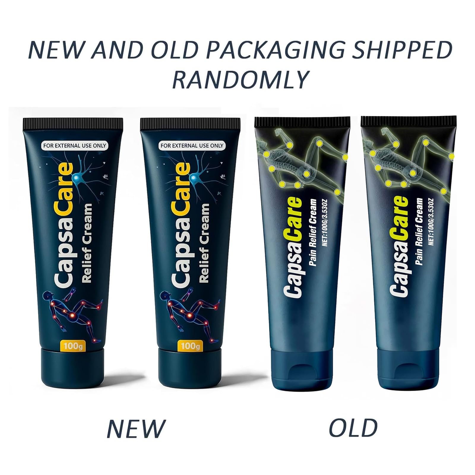 QUZOYU Capsacare-cream-menthol-swatch features a cooling sensation on skin.