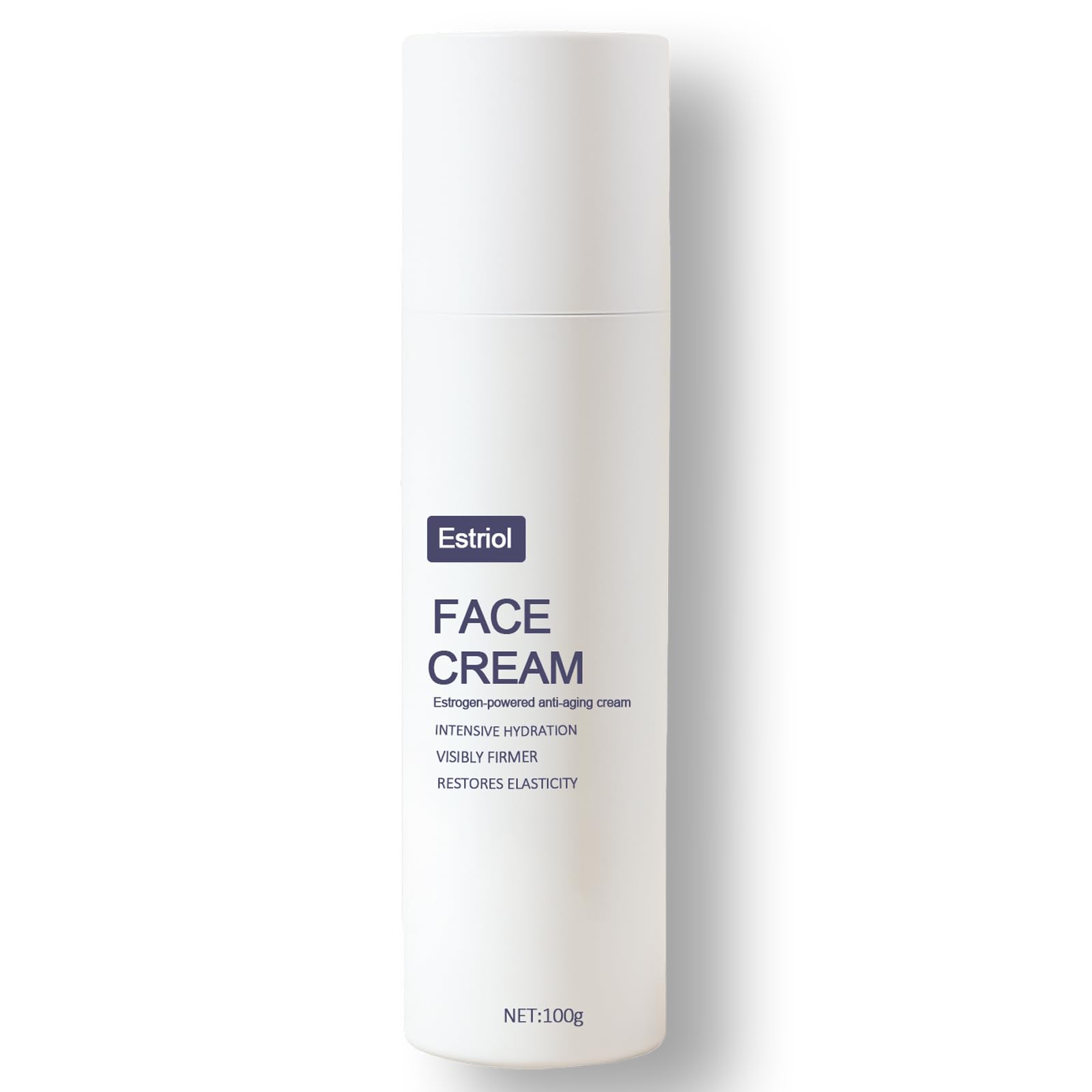 QUZOYU M4 Estriol Face Cream bottle demonstrates premium hydration for mature skin.