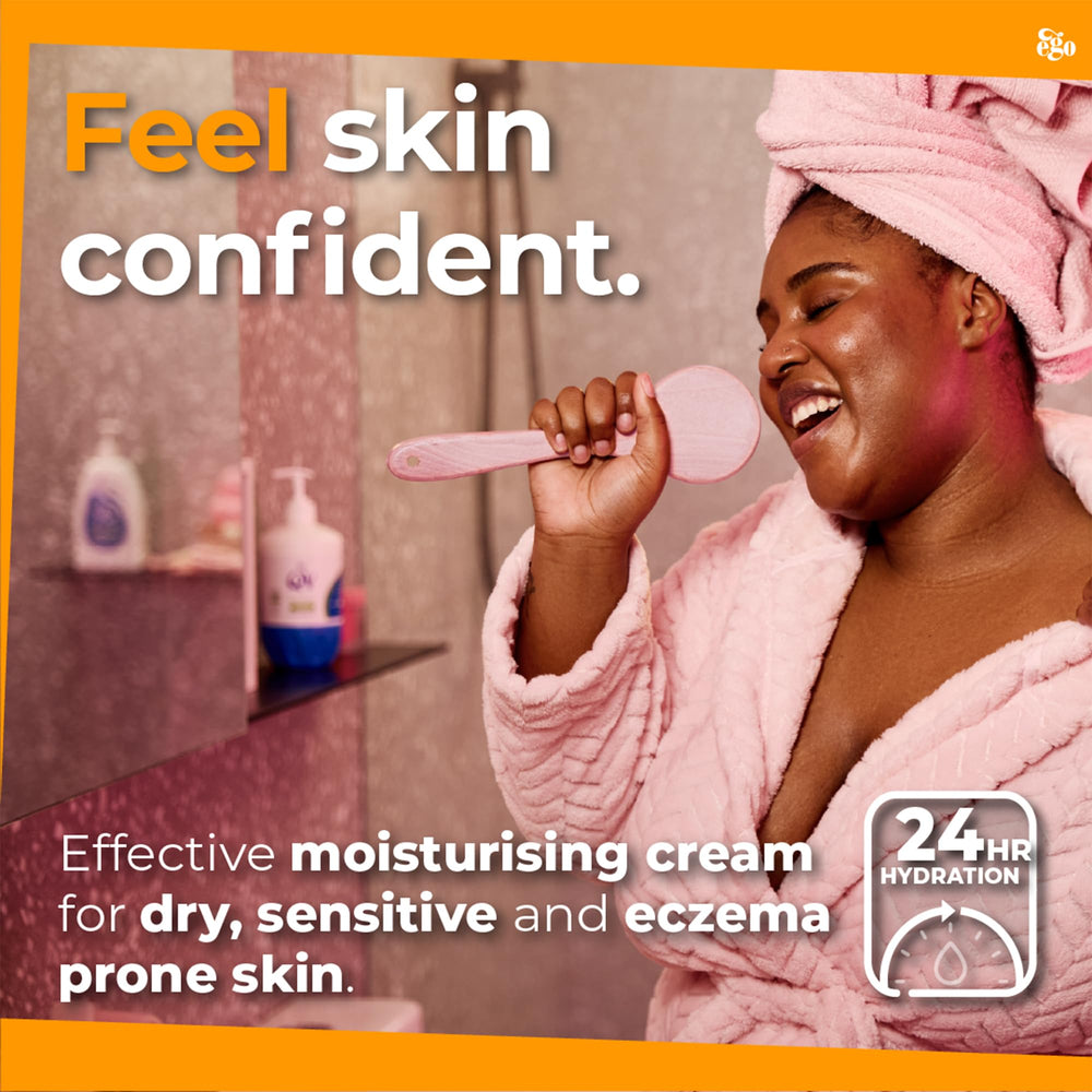 QV Cream 10 percent glycerin ingredient closeup highlighting moisture-attracting humectant.
