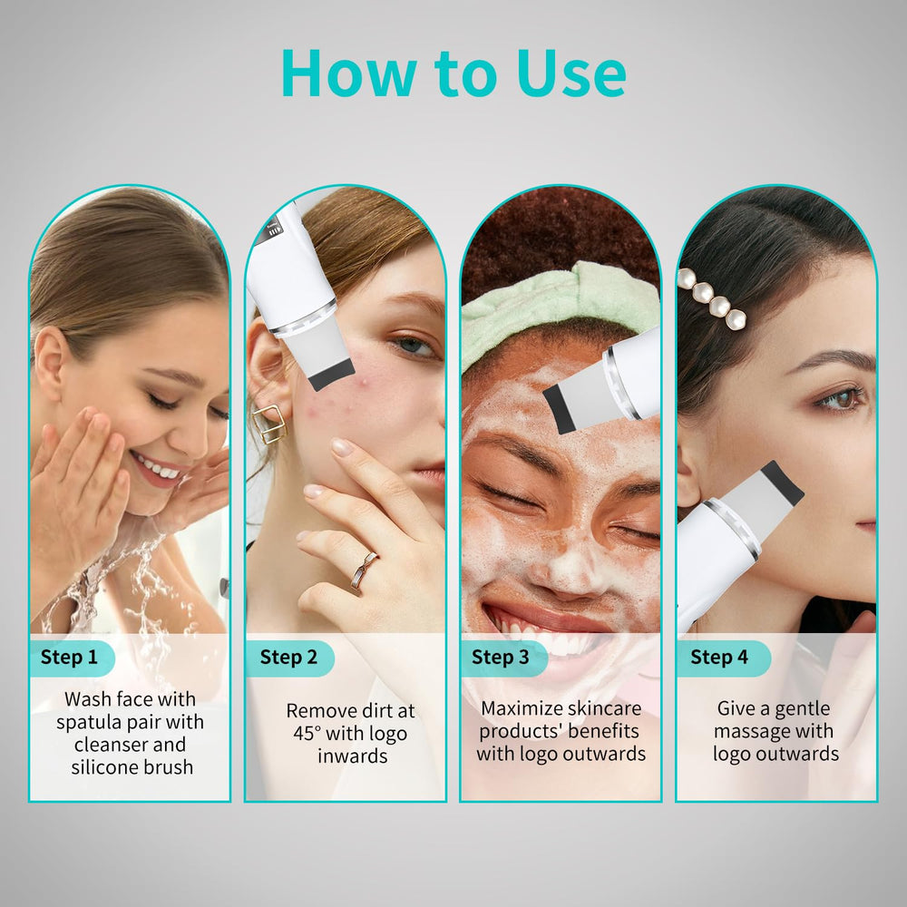 QYCSL Face Scrubber supports an at-home spa skincare routine