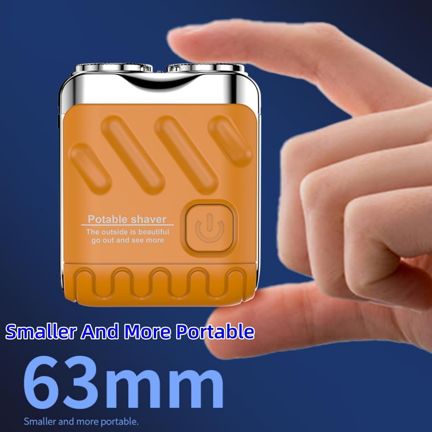 R-12 Luggage Electric Shaver IPX7 waterproof for wet or dry grooming.