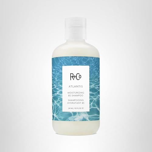 Angled Atlantis bottle highlights protection for sun and color-treated hair