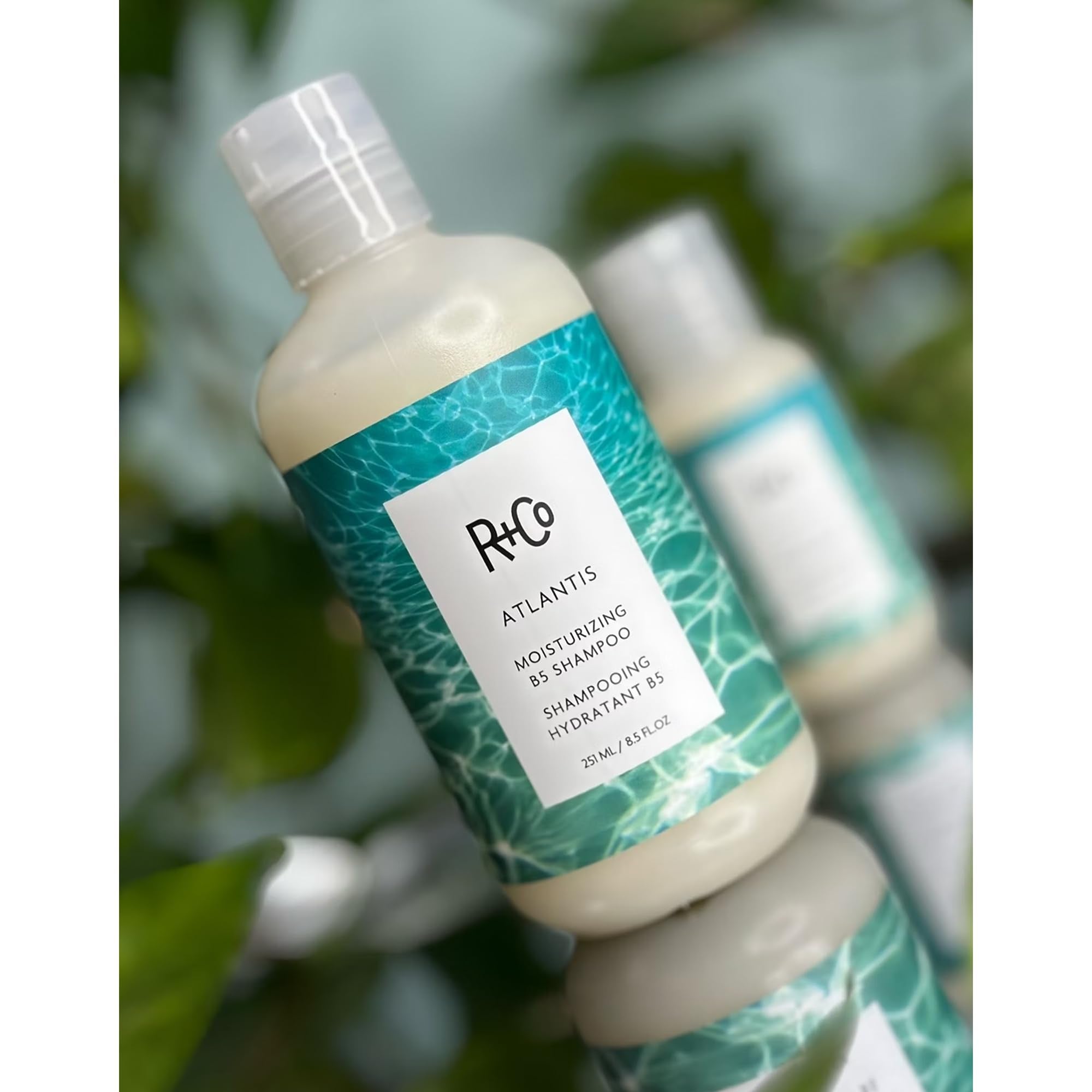 R+Co Atlantis lather suggests moisturizing cleanse for tired hair
