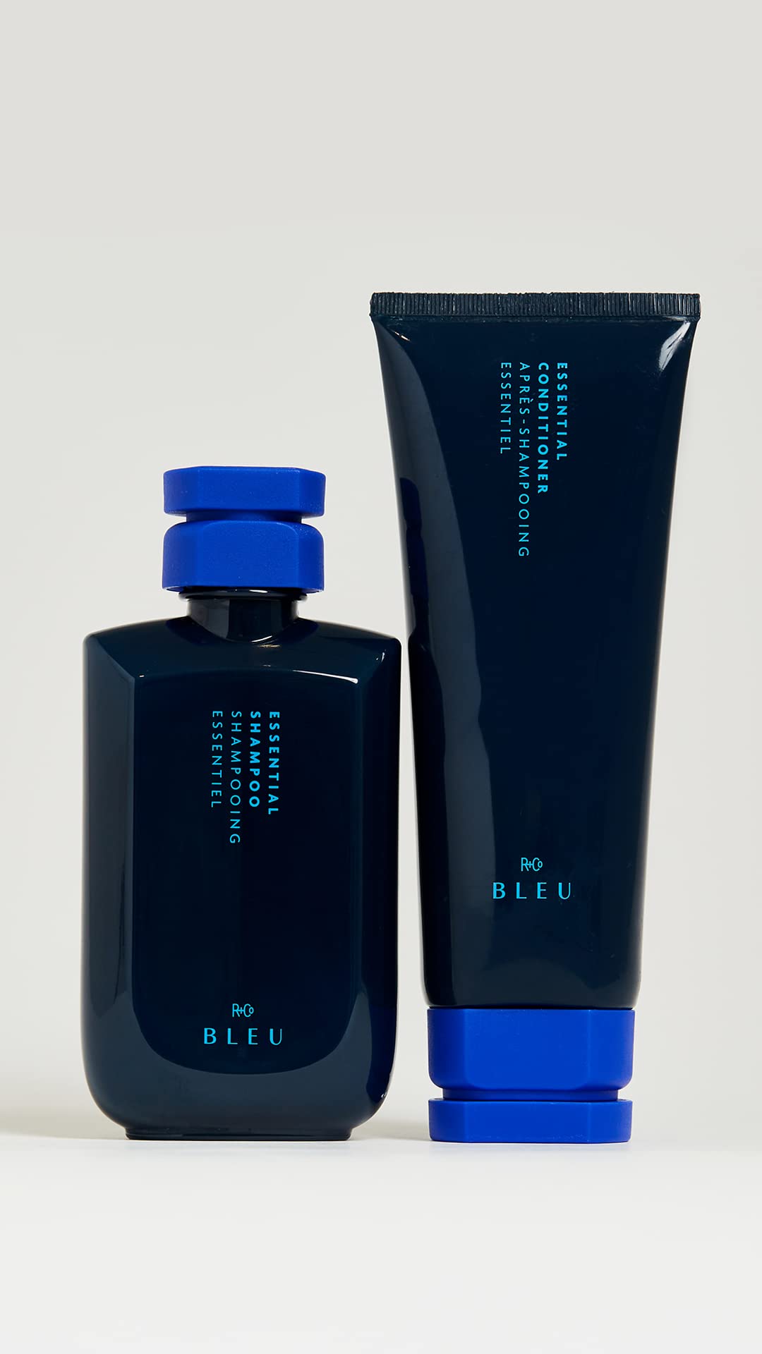 R+Co BLEU Essential Conditioner cream texture closeup showing slip for detangling