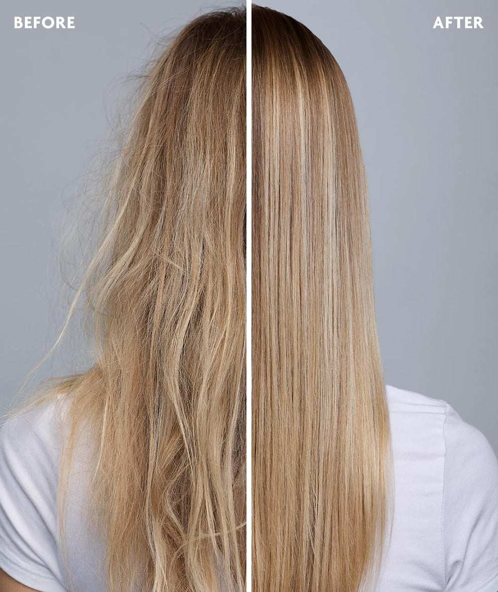 R+Co Candy Stripe seals cuticle for smoother, frizz-free hair.