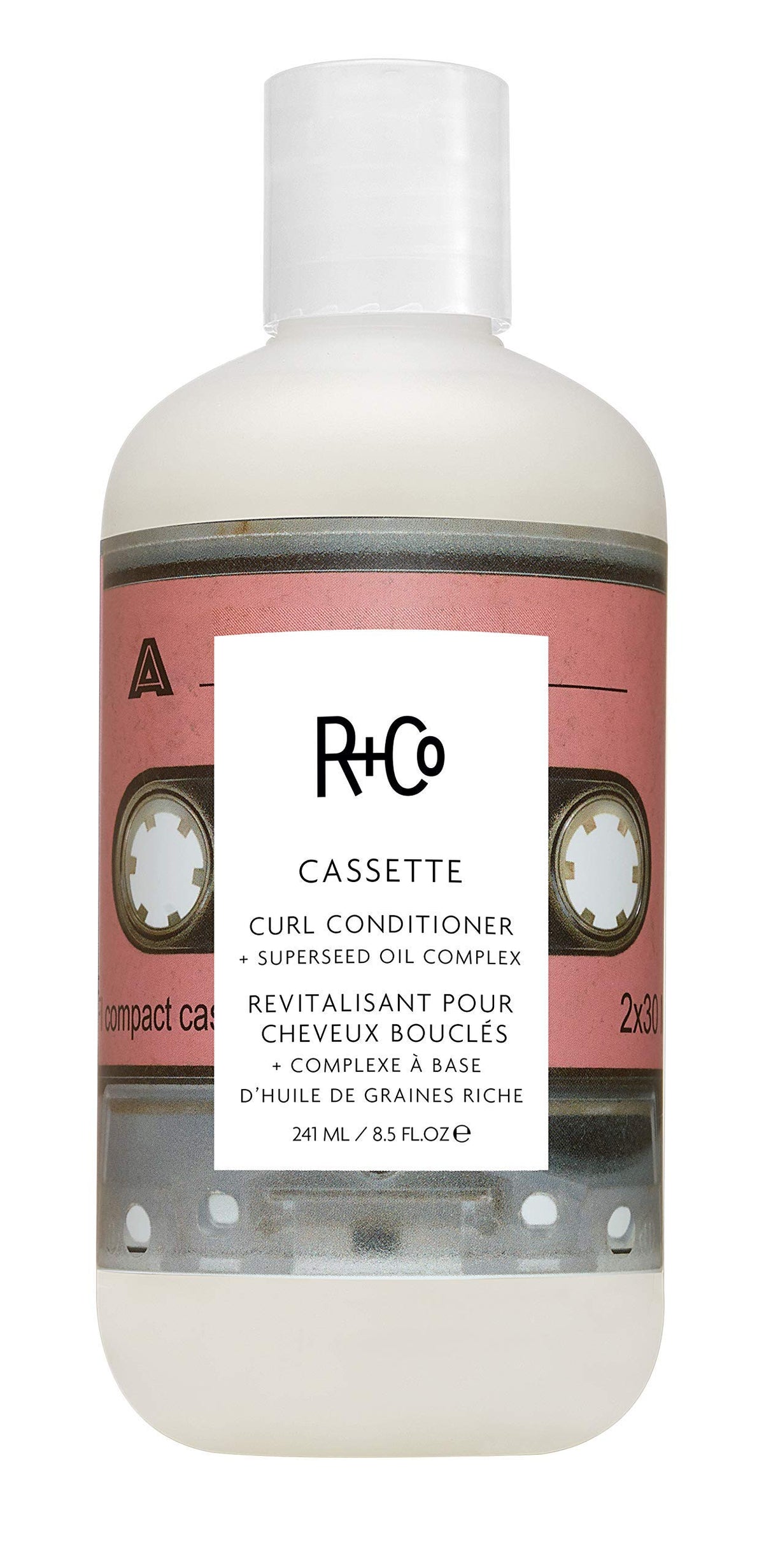 R+Co Cassette curl defining conditioner bottle for daily use and definition