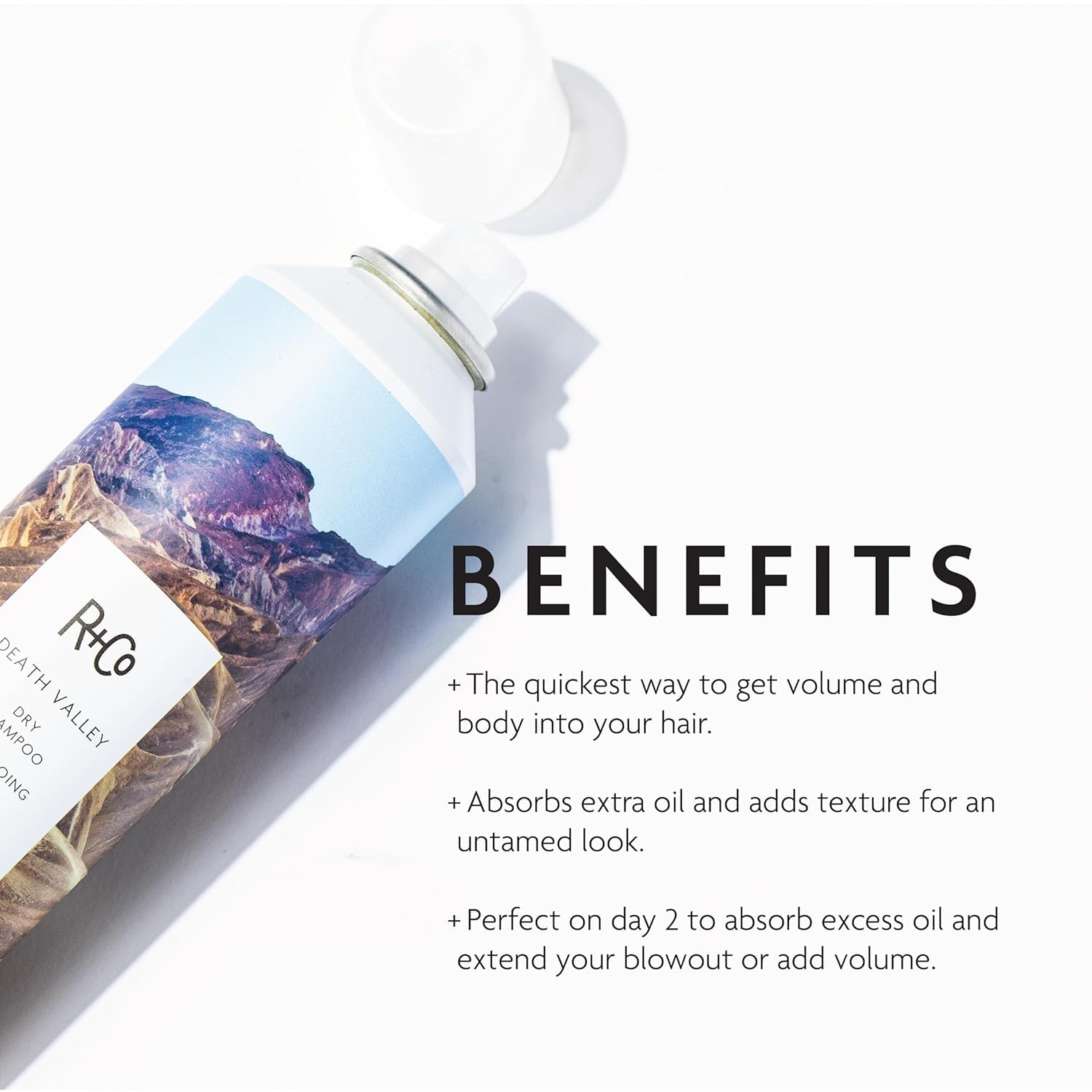 R+Co Death Valley pour demonstrates oil absorption for refreshed roots.