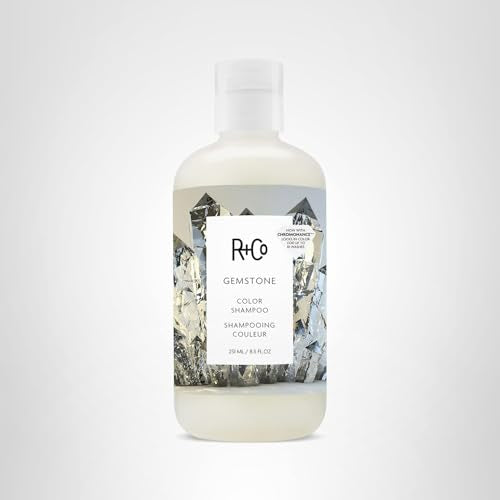 R+Co Gemstone packaging displays vegan, cruelty-free formula.