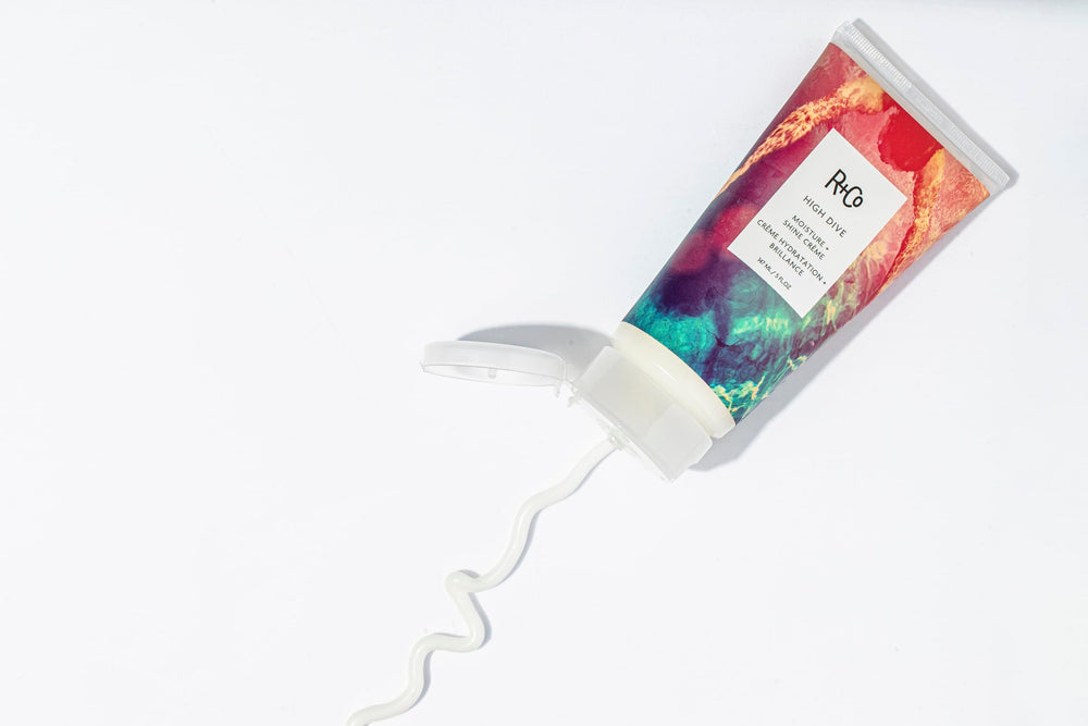 R+Co High Dive sodium-pca visual emphasizes natural humectant hydration.