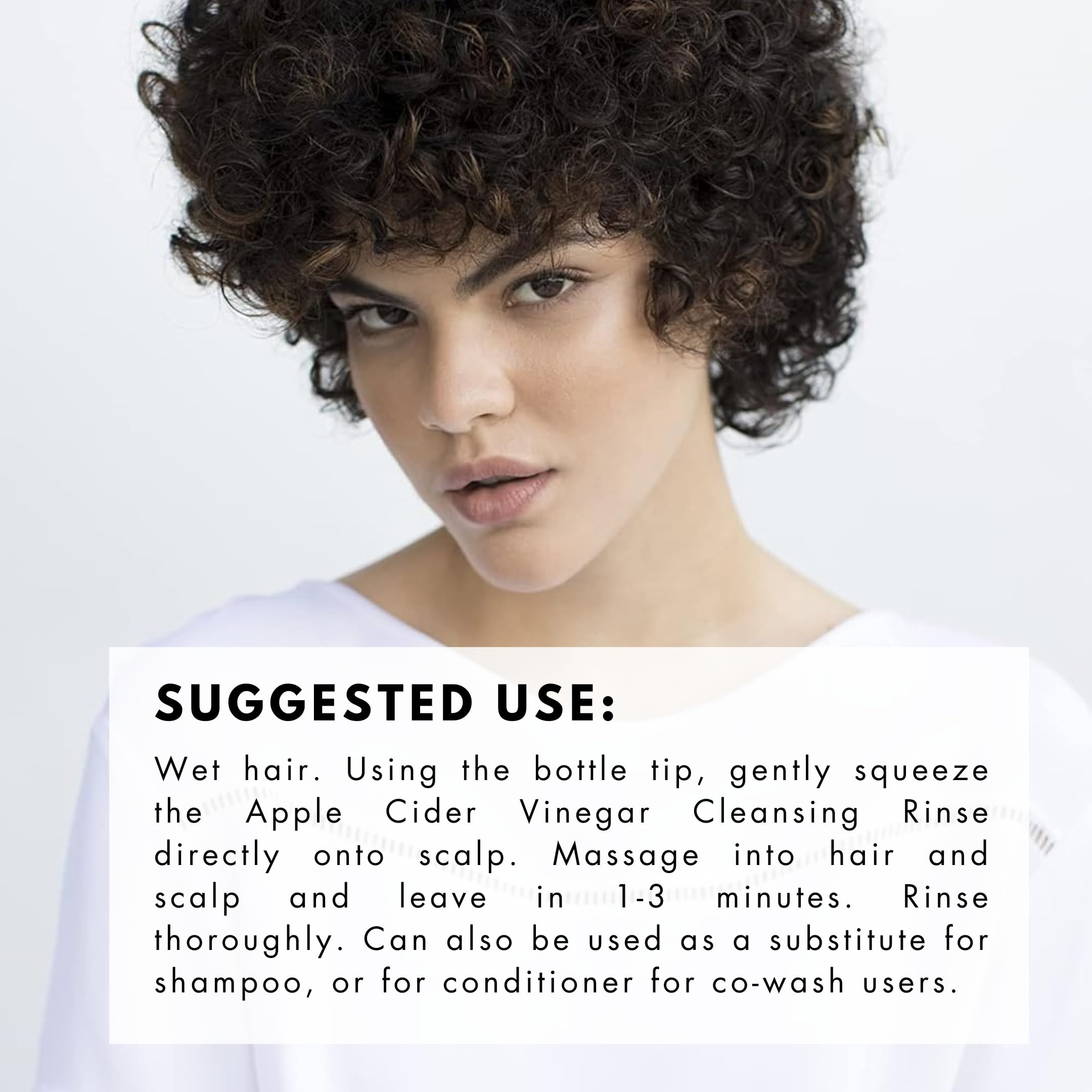 R+Co Lost Treasure ACV Cleansing Rinse foam closeup conveys luxurious cleansing